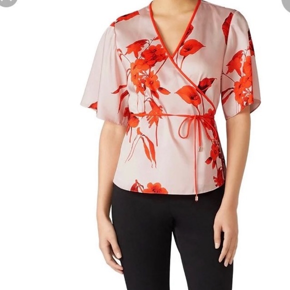 NWT Ted Baker Wrap Top - Picture 3 of 6